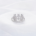 CZ Diamond Imperial Queen Krone Fingerring (CRI01003)